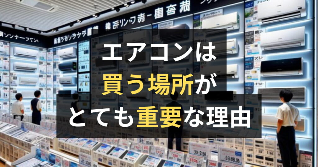 エアコンには家電量販店モデルと住宅設備用モデルがある！