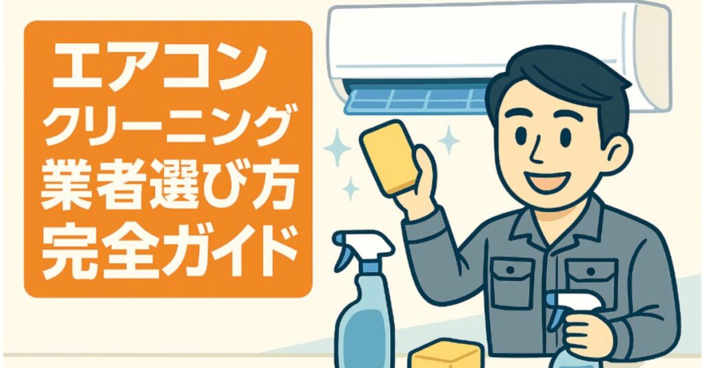 エアコンクリーニング業者選び方ガイド